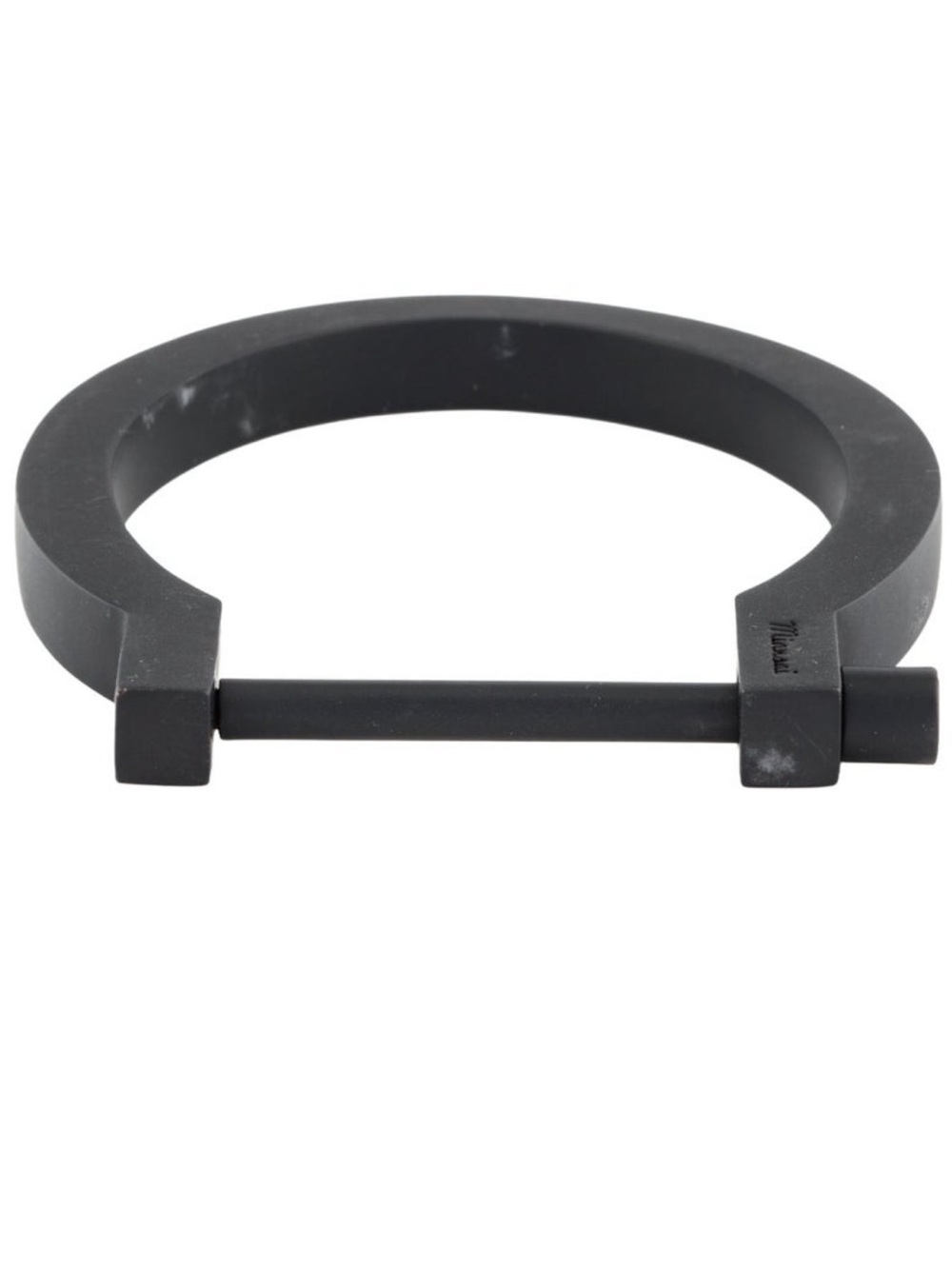 Miansai Matte Black Torque Cuff Bracelet